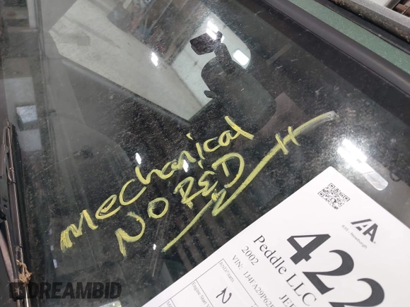 2002 Jeep Wrangler SE with VIN 1J4FA29P62P758139, listed as a IAAI auction lot 42217562 with 159,157 mi miles and . Bid and sale history available at DreamBid. Image 6.