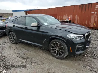 2020 BMW X4 M40i with VIN 5UX2V5C08L9D35107, listed as a Copart auction lot 38606224 with 2,551 mi miles. Bid and sale history available at carsss.com. Image 4.