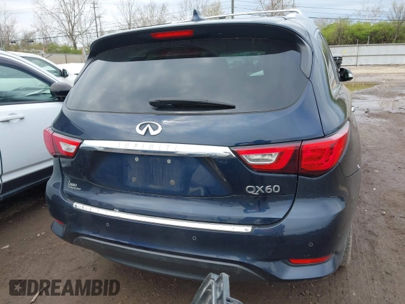 2017 Infiniti QX60 with VIN 5N1DL0MM6HC517010, listed as a IAAI auction lot 41998428 with 90,996 mi miles and . Bid and sale history available at DreamBid. Image 16.