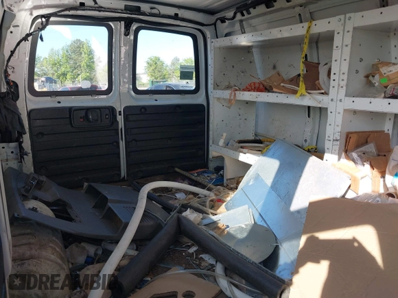 2014 Chevrolet Express Cargo Van with VIN 1GCSGAFX2E1151373, listed as a IAAI auction lot 42045528 with 123,718 mi miles. Bid and sale history available at carsss.com. Image 8.