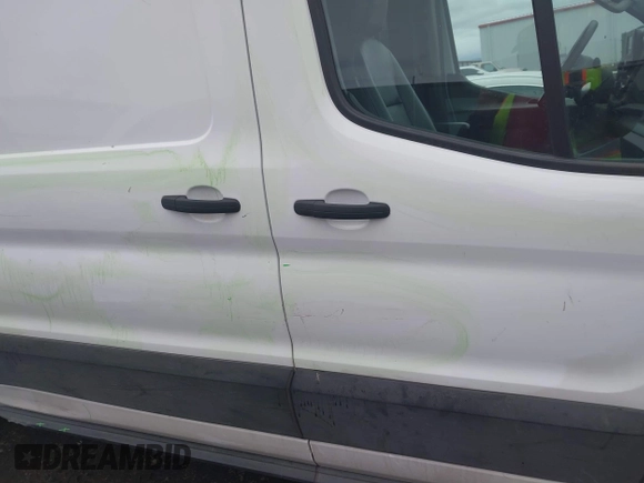 2021 Ford Transit Cargo with VIN 1FTBR1X83MKA49560, listed as a IAAI auction lot 41657997 with 44,518 mi miles and . Bid and sale history available at DreamBid. Image 13.