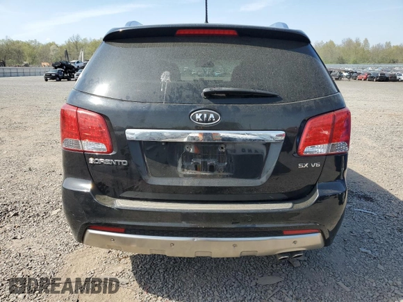 2012 Kia Sorento SX with VIN 5XYKWDA24CG231819, listed as a Copart auction lot 54662245 with 186,149 mi miles and Clean Title. Bid and sale history available at carsss.com. Image 6.