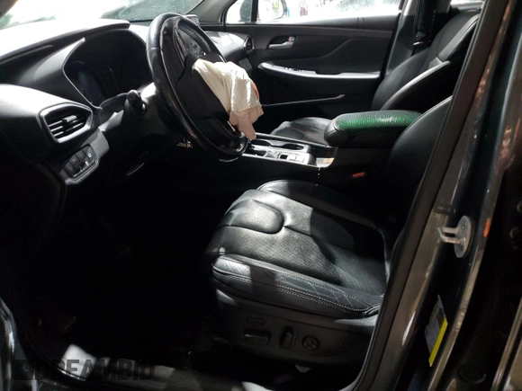 2019 Hyundai Santa Fe Ultimate with VIN 5NMS5CAD8KH086528, listed as a Copart auction lot 45758275 with Not Provided miles and Salvage Title. Bid and sale history available at DreamBid. Image 7.