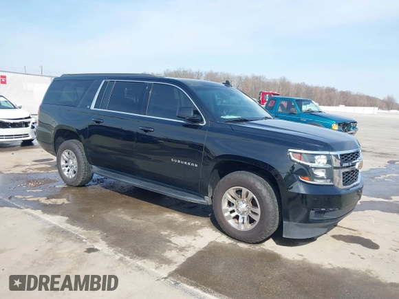 2018 Chevrolet Suburban LT with VIN 1GNSCHKC3JR237396, listed as a IAAI auction lot 41774171 with 205,970 mi miles and . Bid and sale history available at DreamBid. Image 1.