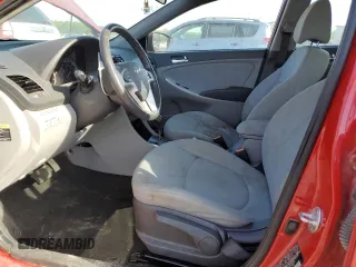 2013 Hyundai Accent SE with VIN KMHCU5AE0DU121047, listed as a Copart auction lot 52648035 with 42,655 mi miles and Salvage Title. Bid and sale history available at carsss.com. Image 7.
