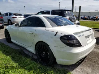 2006 Mercedes-Benz SLK-Class 5.5L AMG with VIN WDBWK73F56F127117, listed as a Copart auction lot 75090334 with 0 mi miles and Salvage Title. Bid and sale history available at carsss.com. Image 2.