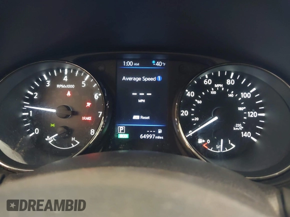 2020 Nissan Rogue SV with VIN KNMAT2MT2LP521776, listed as a IAAI auction lot 41792605 with 64,997 mi miles and . Bid and sale history available at carsss.com. Image 7.