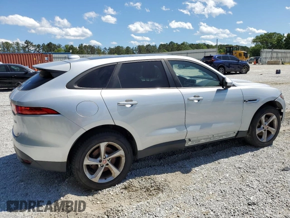 2018 Jaguar F-Pace 30t Premium with VIN SADCJ2GX3JA236845, listed as a Copart auction lot 58033465 with 153,394 mi miles and Clean title. Bid and sale history available at DreamBid. Image 3.