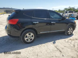2013 Nissan Rogue S with VIN JN8AS5MT9DW022313, listed as a Copart auction lot 53210925 with 160,211 mi miles and Salvage Title. Bid and sale history available at carsss.com. Image 3.
