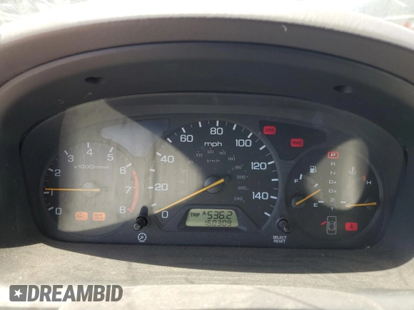 2000 Honda Accord EX with VIN 1HGCG1654YA059755, listed as a Copart auction lot 59003345 with 160,309 mi miles and Salvage title. Bid and sale history available at DreamBid. Image 9.