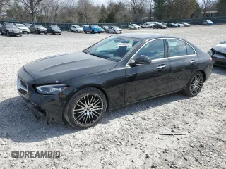 2024 Mercedes-Benz C 300 with VIN W1KAF4GB2RR237847, listed as a Copart auction lot 49126015 with 1,223 mi miles and Salvage Title. Bid and sale history available at DreamBid. Image 1.