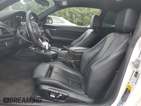 2017 BMW M2 with VIN WBS1H9C30HV888182, listed as a Copart auction lot 67636234 with 0 mi miles and Salvage Title. Bid and sale history available at carsss.com. Image 7.