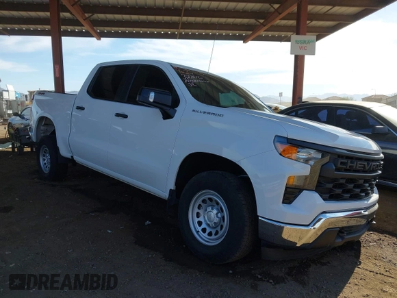 2023 Chevrolet Silverado 1500 with VIN 3GCPDAEK7PG207624, listed as a IAAI auction lot 41543815 with 24,108 mi miles and . Bid and sale history available at DreamBid. Image 1.