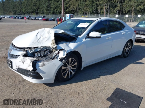 2015 Acura TLX Tech with VIN 19UUB1F57FA022666, listed as a IAAI auction lot 42090510 with 99,243 mi miles. Bid and sale history available at carsss.com. Image 2.