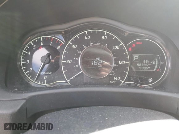 2016 Nissan Note S with VIN 3N1CE2CP8GL393829, listed as a Copart auction lot 49459915 with 98,336 mi miles and Salvage title. Bid and sale history available at DreamBid. Image 9.