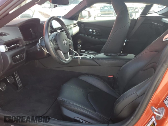 2024 Toyota Supra 3.0 with VIN WZ1DB0G09RW062378, listed as a Copart auction lot 63225635 with Not provided miles and Salvage title. Bid and sale history available at DreamBid. Image 7.