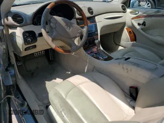 2008 Mercedes-Benz CLK 350 with VIN WDBTJ56H78F249908, listed as a Copart auction lot 61868015 with 124,620 mi miles and Salvage title. Bid and sale history available at DreamBid. Image 8.
