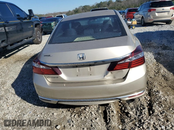 2017 Honda Accord Sedan LX with VIN 1HGCR2F39HA085508, listed as a Copart auction lot 88021855 with 126,059 mi miles and Salvage Title. Bid and sale history available at carsss.com. Image 6.