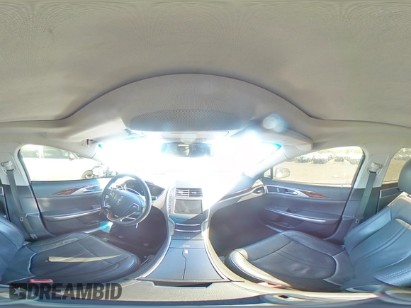 2014 Lincoln MKZ with VIN 3LN6L2JK0ER819896, listed as a Copart auction lot 57110025 with Not provided miles and Salvage title. Bid and sale history available at DreamBid. Image 14.