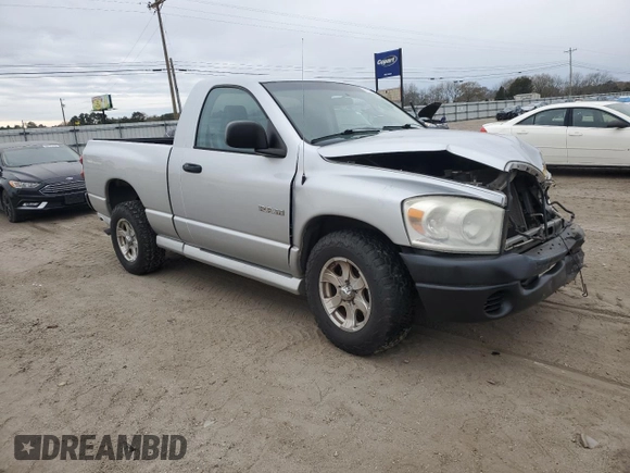 2008 Dodge 1500 ST with VIN 1D7HA16K88J236499, listed as a Copart auction lot 41834175 with 159,595 mi miles and Salvage Title. Bid and sale history available at DreamBid. Image 4.