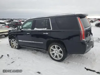 2017 Cadillac Escalade Premium Luxury with VIN 1GYS4CKJ7HR347900, listed as a Copart auction lot 88704995 with 90,981 mi miles and Clean Title. Bid and sale history available at carsss.com. Image 2.