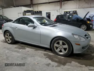 2007 Mercedes-Benz SLK-Class 3.0L with VIN WDBWK54F37F144843, listed as a Copart auction lot 42009335 with 168,985 mi miles and Clean Title. Bid and sale history available at carsss.com. Image 4.