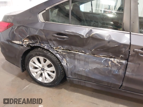2017 Subaru Legacy Premium with VIN 4S3BNAF66H3011302, listed as a IAAI auction lot 41329245 with 114,559 mi miles and . Bid and sale history available at DreamBid. Image 6.