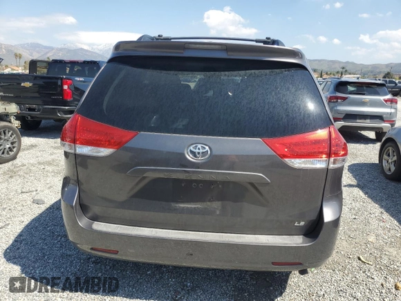 2013 Toyota Sienna LE AAS with VIN 5TDKK3DC6DS381915, listed as a Copart auction lot 48888975 with 137,543 mi miles and Salvage Title. Bid and sale history available at DreamBid. Image 6.