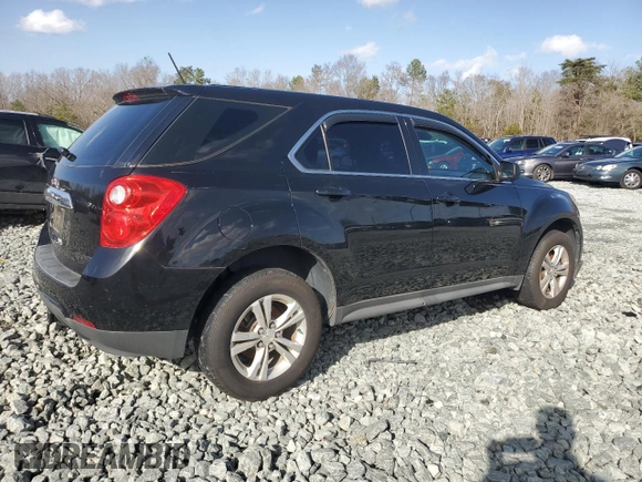2015 Chevrolet Equinox LS with VIN 2GNALAEK9F1141942, listed as a Copart auction lot 48055635 with 136,579 mi miles and Clean Title. Bid and sale history available at carsss.com. Image 3.