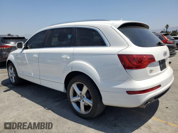 2010 Audi Q7 Prestige with VIN WA1WMAFE9AD005130, listed as a Copart auction lot 63524715 with 127,823 mi miles and Salvage title. Bid and sale history available at DreamBid. Image 2.