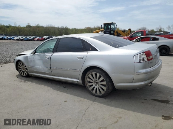 2004 Audi A8 с VIN WAUML44E94N001367, выставлен на аукционе Copart как лот 54968885 с пробегом Не указан миль и Списание • Salvage title. История ставок и продаж доступна на DreamBid. Изображение 2.