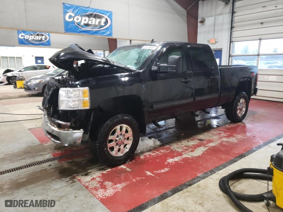 2014 Chevrolet Silverado 2500HD LT with VIN 1GC1KXCG7EF170926, listed as a Copart auction lot 46616805 with 0 mi miles and Salvage Title. Bid and sale history available at carsss.com. Image 1.