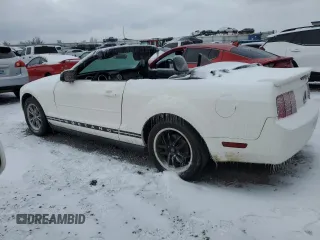 2007 Ford Mustang Deluxe with VIN 1ZVFT84N975330400, listed as a Copart auction lot 87208114 with 159,369 mi miles and Salvage title. Bid and sale history available at DreamBid. Image 2.
