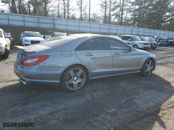2012 Mercedes-Benz CLS-Class CLS 63 AMG with VIN WDDLJ7EB3CA052773, listed as a Copart auction lot 84265384 with 146,387 mi miles and Salvage Title. Bid and sale history available at carsss.com. Image 3.