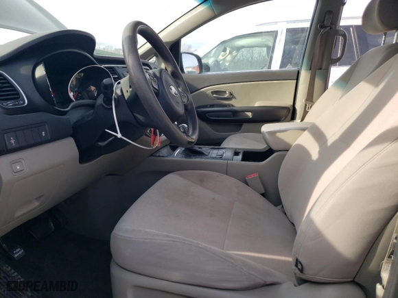 2016 Kia Sedona LX with VIN KNDMB5C1XG6085868, listed as a Copart auction lot 42879995 with 143,570 mi miles and Clean Title. Bid and sale history available at carsss.com. Image 7.