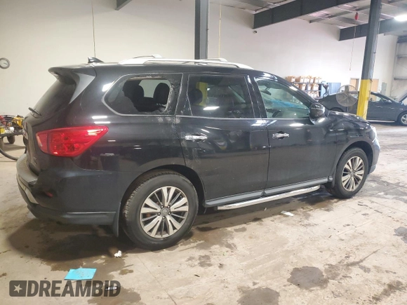 2020 Nissan Pathfinder SL with VIN 5N1DR2CM7LC621266, listed as a Copart auction lot 48769945 with 61,205 mi miles and Salvage title. Bid and sale history available at DreamBid. Image 3.