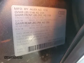 2015 Audi allroad Premium Plus with VIN WA1UFAFL2FA062021, listed as a Copart auction lot 89123235 with 133,909 mi miles and Salvage Title. Bid and sale history available at carsss.com. Image 12.