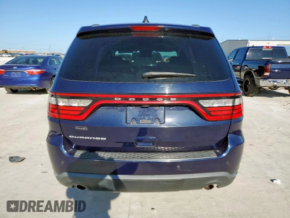 2016 Dodge Durango SXT with VIN 1C4RDHAG9GC346546, listed as a Copart auction lot 60976885 with 145,260 mi miles and Salvage title. Bid and sale history available at DreamBid. Image 6.