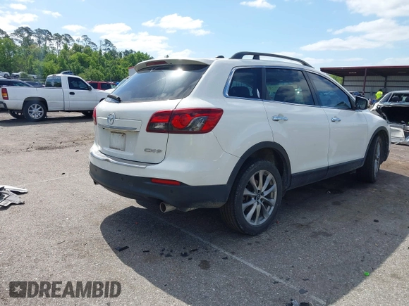 2014 Mazda CX-9 Grand Touring with VIN JM3TB2DA8E0436650, listed as a IAAI auction lot 42147525 with 124,179 mi miles and . Bid and sale history available at DreamBid. Image 4.