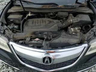 2015 Acura MDX Tech Pkg with VIN 5FRYD3H46FB002750, listed as a Copart auction lot 48331165 with 128,015 mi miles and Salvage Title. Bid and sale history available at carsss.com. Image 12.