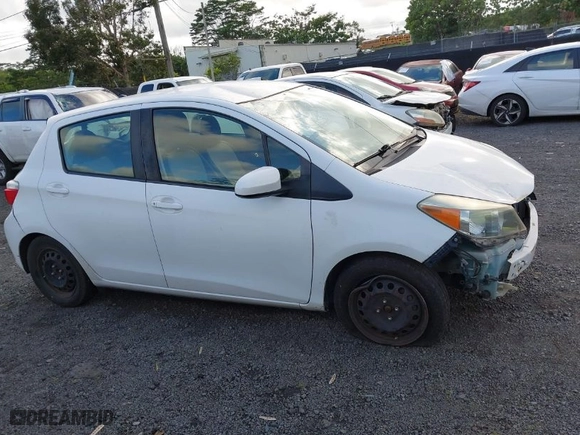 2014 Toyota Yaris L with VIN JTDKTUD39ED586791, listed as a IAAI auction lot 40958187 with 105,143 mi miles. Bid and sale history available at carsss.com. Image 13.