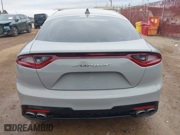 2018 Kia Stinger GT2 with VIN KNAE55LC7J6017223, listed as a IAAI auction lot 41356220 with 102,874 mi miles. Bid and sale history available at carsss.com. Image 16.