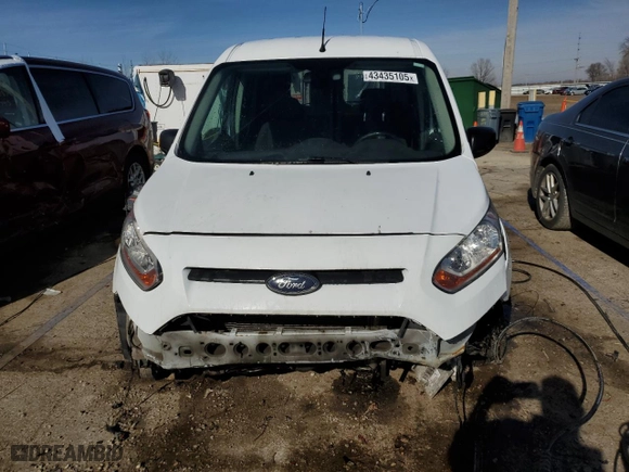 2018 Ford Transit Connect Van XLT with VIN NM0LS7F76J1372617, listed as a Copart auction lot 43435105 with 173,125 mi miles and Salvage Title. Bid and sale history available at carsss.com. Image 5.