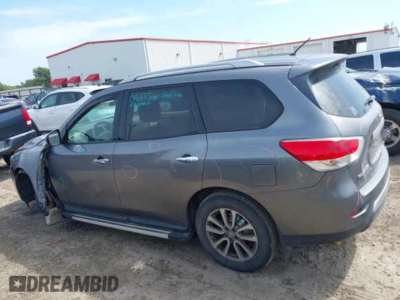 2015 Nissan Pathfinder S with VIN 5N1AR2MN3FC659737, listed as a IAAI auction lot 42238190 with 154,763 mi miles and . Bid and sale history available at DreamBid. Image 15.