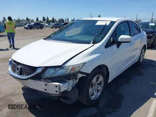 2015 Honda Civic Sedan LX with VIN 19XFB2F54FE250926, listed as a IAAI auction lot 41993601 with 119,881 mi miles. Bid and sale history available at carsss.com. Image 20.