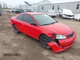 2005 Honda Civic Cpe LX with VIN 1HGEM22595L022293, listed as a IAAI auction lot 42008332 with 1 mi miles. Bid and sale history available at carsss.com. Image 1.