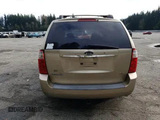 2006 Kia Sedona LX with VIN KNDMB233866080327, listed as a Copart auction lot 74601084 with 219,974 mi miles and Salvage Title. Bid and sale history available at carsss.com. Image 6.