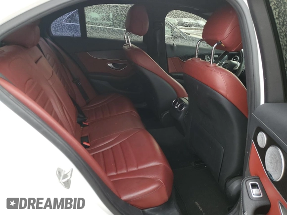 2016 Mercedes-Benz C 450 AMG with VIN 55SWF6EB5GU110266, listed as a Copart auction lot 43308835 with 42,148 mi miles and Salvage title. Bid and sale history available at DreamBid. Image 10.