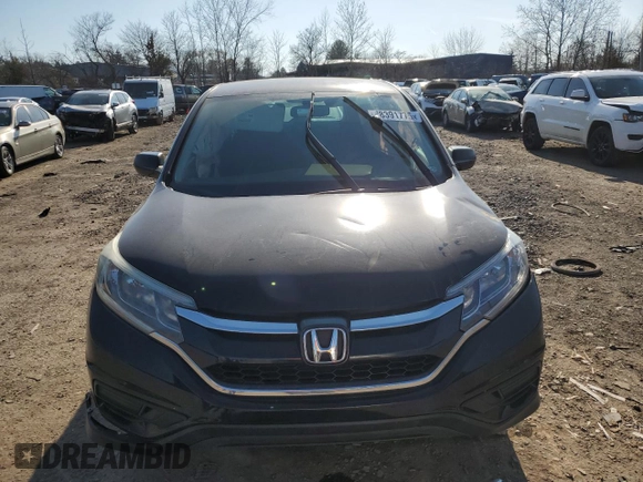 2016 Honda CR-V LX with VIN 2HKRM4H39GH706608, listed as a Copart auction lot 48391775 with 98,505 mi miles and Salvage Title. Bid and sale history available at carsss.com. Image 5.