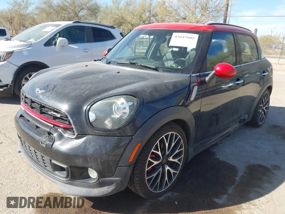 2016 MINI Countryman John Cooper Works with VIN WMWXD1C5XGWT97513, listed as a IAAI auction lot 41647602 with 160,179 mi miles and . Bid and sale history available at DreamBid. Image 6.